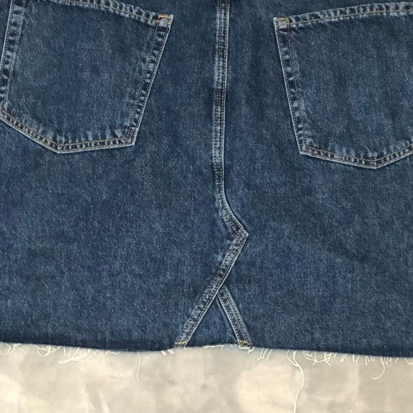 Forever 21 Denim Blue Mini Skirt Size 18 NWT - Picture 7 of 11